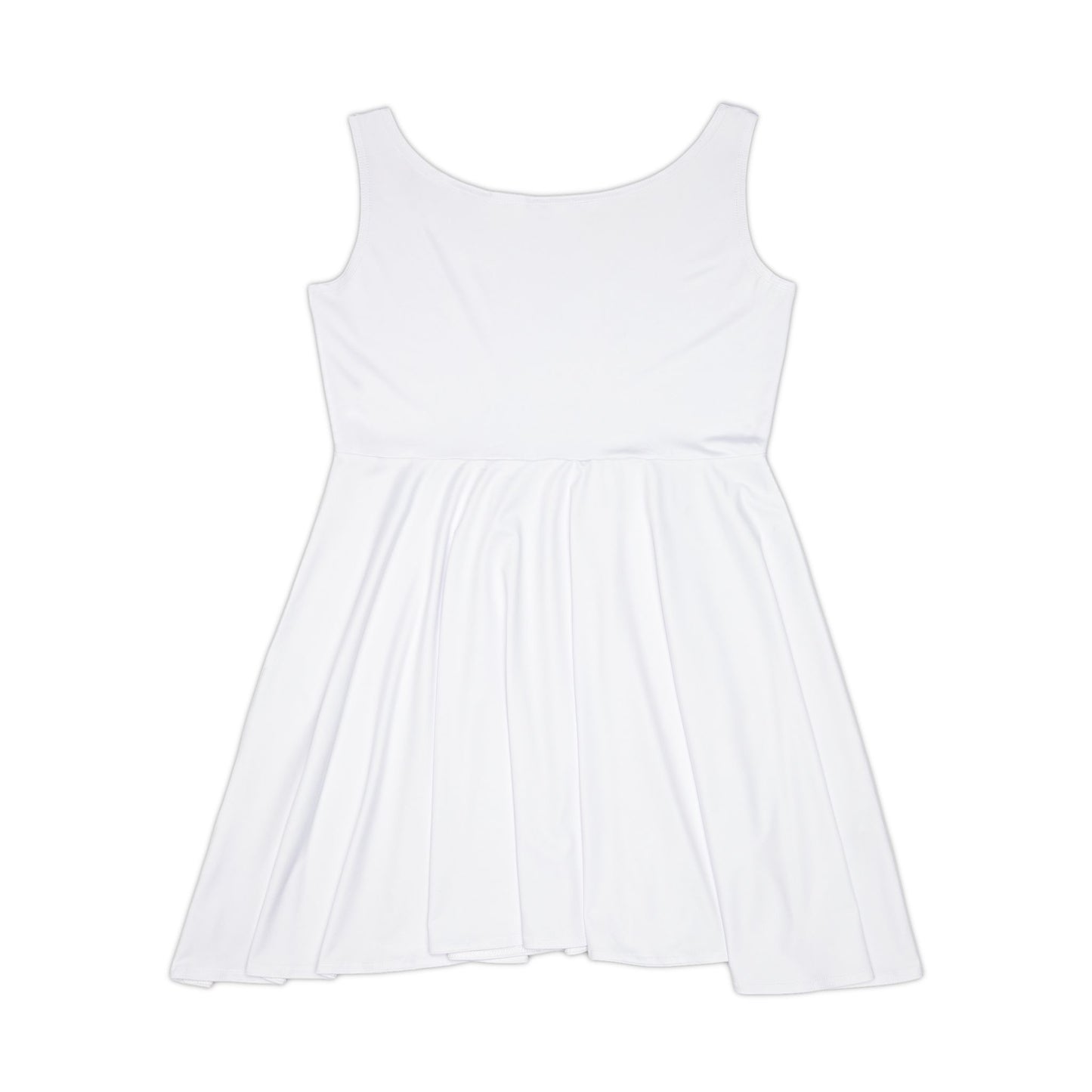 Skater Dress — “Unbothered Energy Only” Retro Text Casual Dress