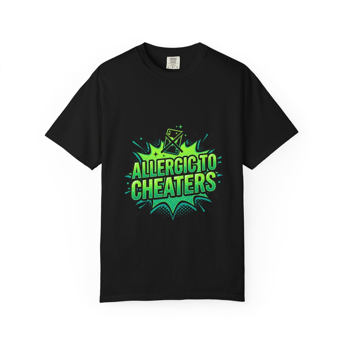 Allergic to Cheaters T-Shirt  Funny Relationship Humor Graphic Tee