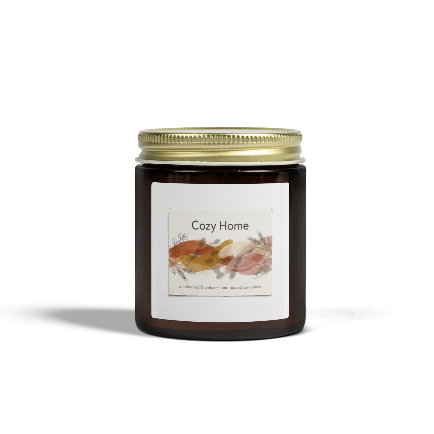Cozy Home Coconut Apricot Scented Candle (4oz & 9oz)