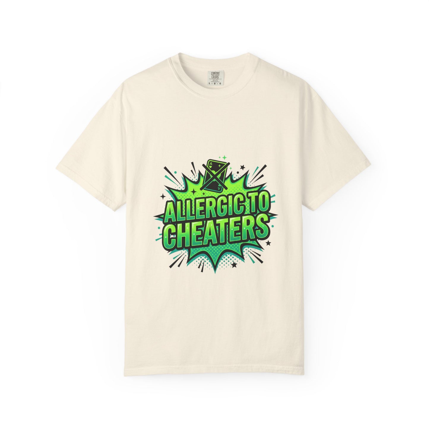 Allergic to Cheaters T-Shirt  Funny Relationship Humor Graphic Tee