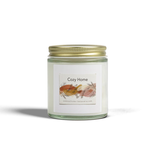 Cozy Home Coconut Apricot Scented Candle (4oz & 9oz)
