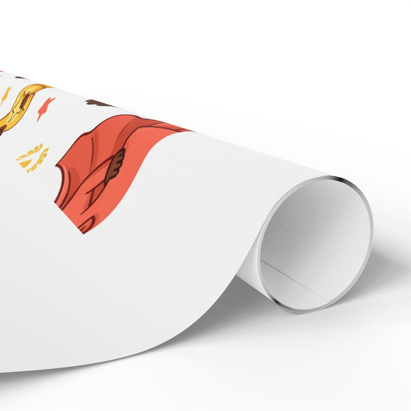 Superhero Kids Wrapping Paper — Diverse Cartoon Kids in Capes Gift Wrap