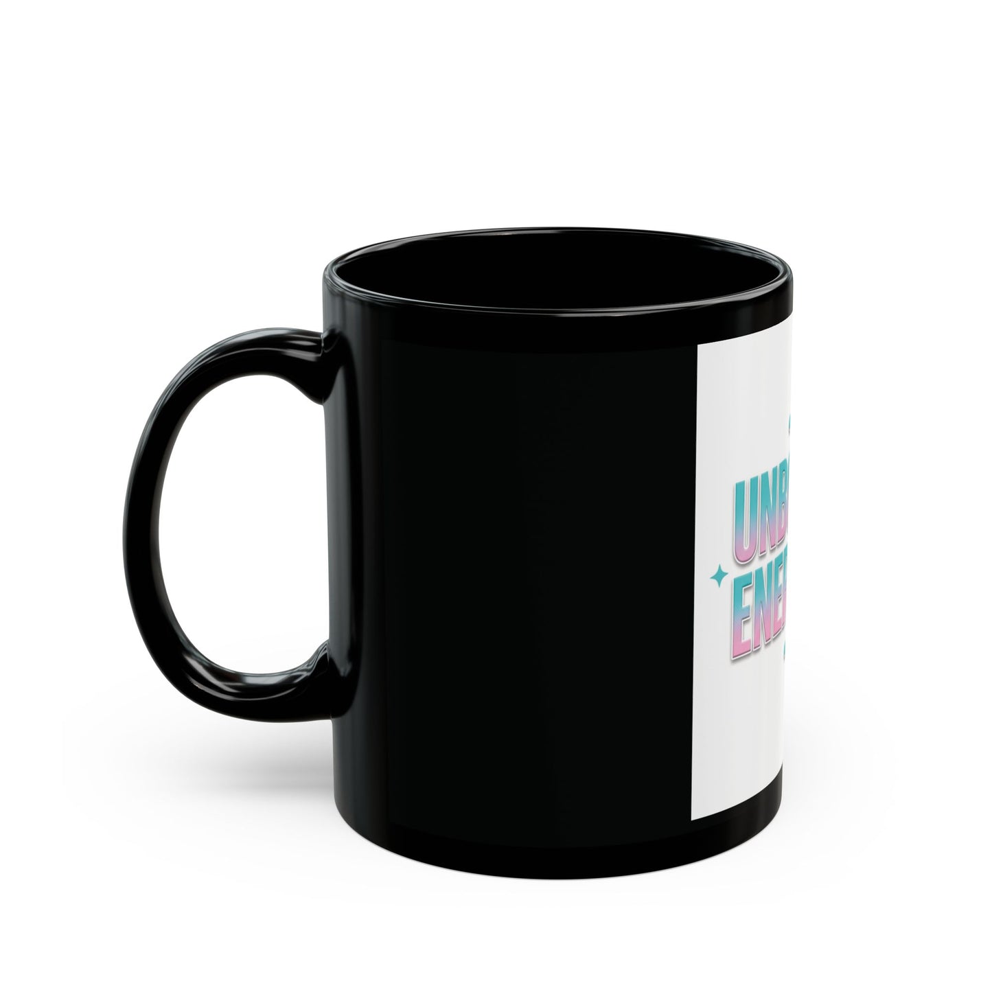 Unbothered Energy Only Mug — Retro Pastel Quote Coffee Cup (11oz/15oz)