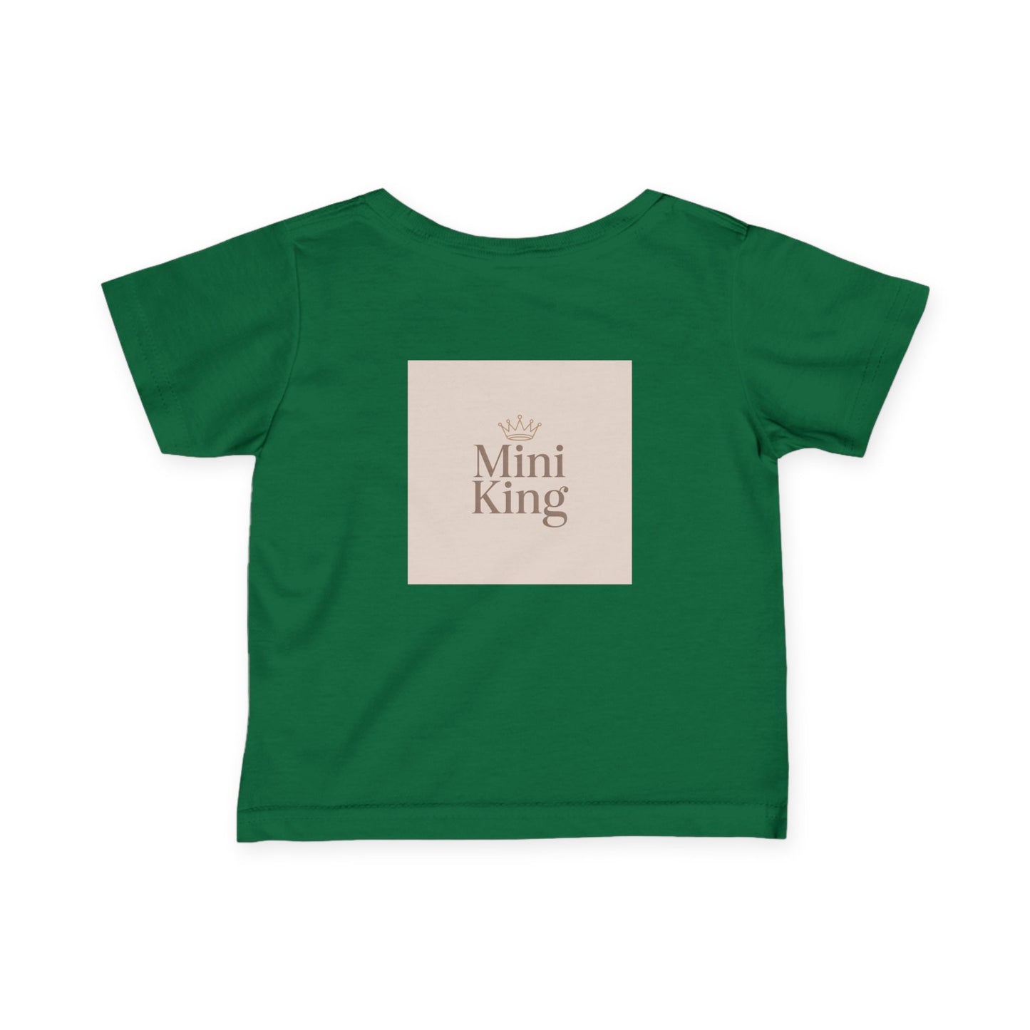 Infant Tee – "Little Legacy Raheem" Neutral Baby Shirt with Crown Graphic
