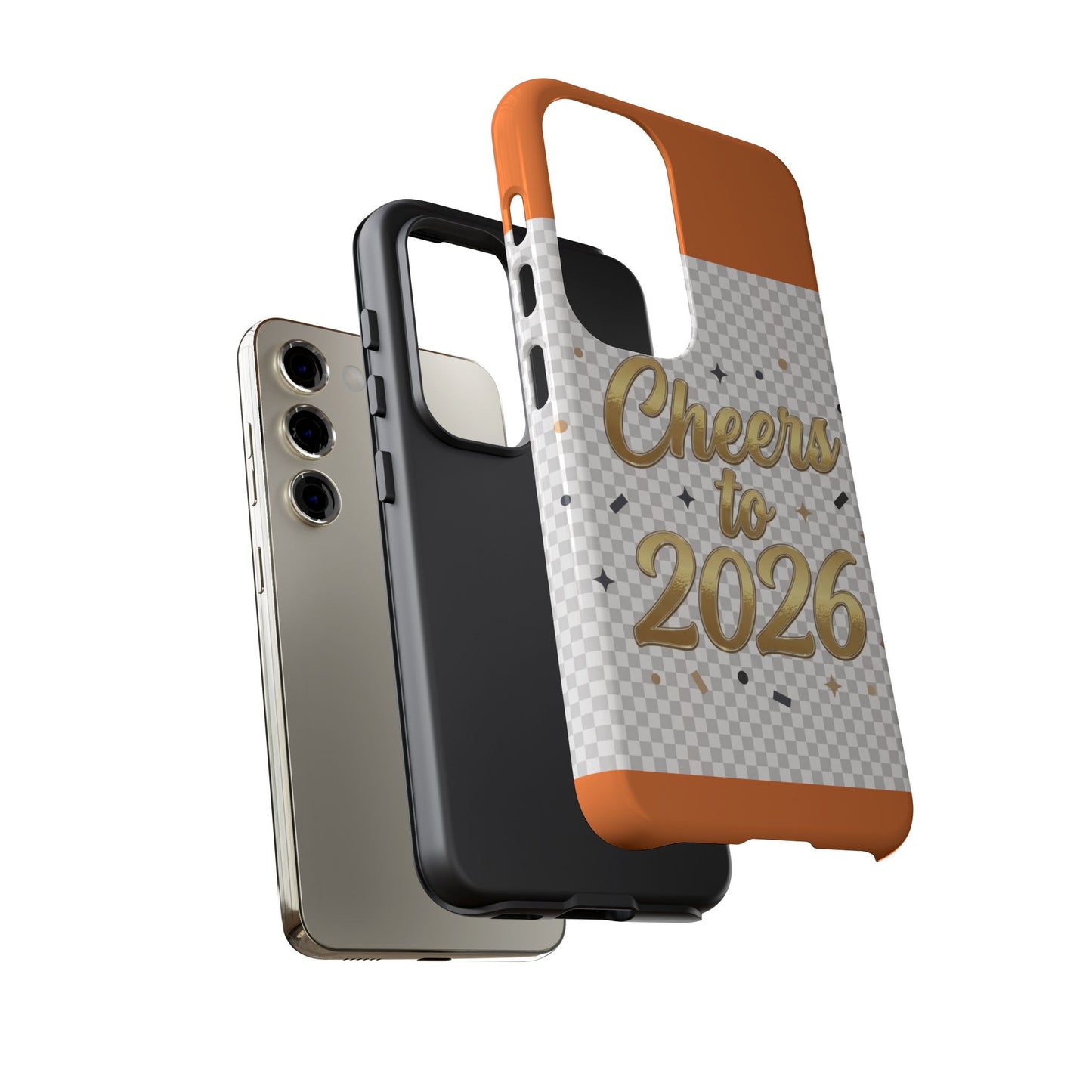 Cheers to 2026 Phone Case — New Year Celebration Protective Case