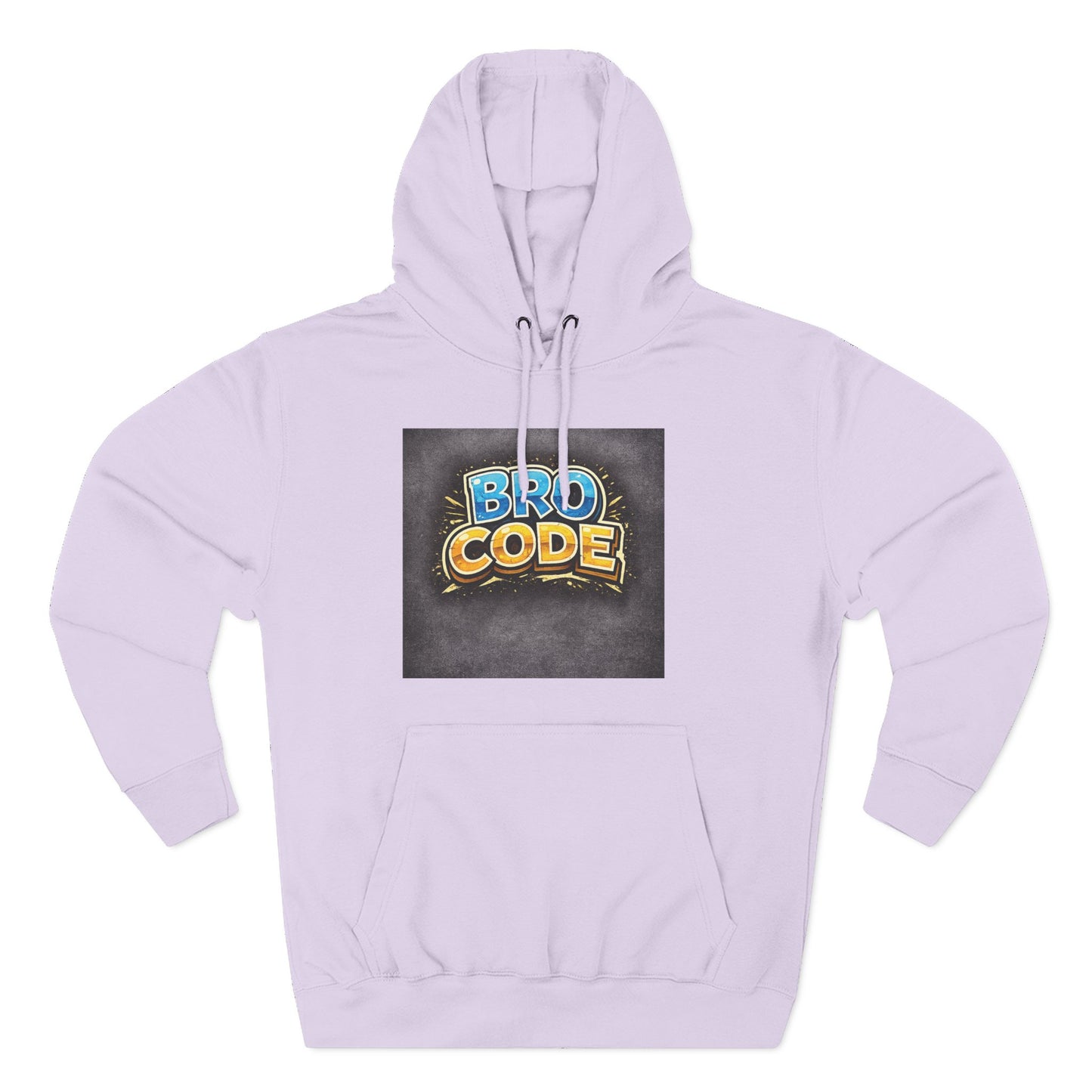 Bro Code Hoodie — Funny Streetwear Pullover with Bold Graffiti Logo