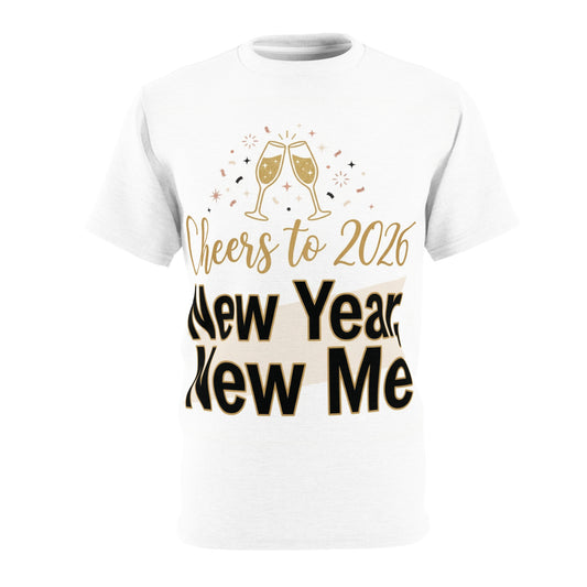 New Year New Me T‑Shirt — "Cheers to 2026" Celebration Tee
