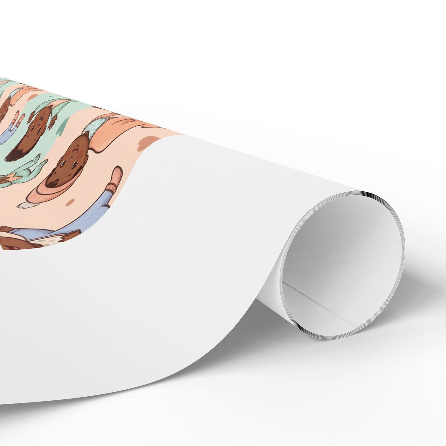 Diverse Baby Pattern Wrapping Paper — Cute Newborn Shower & Gender Neutral Gift Wrap