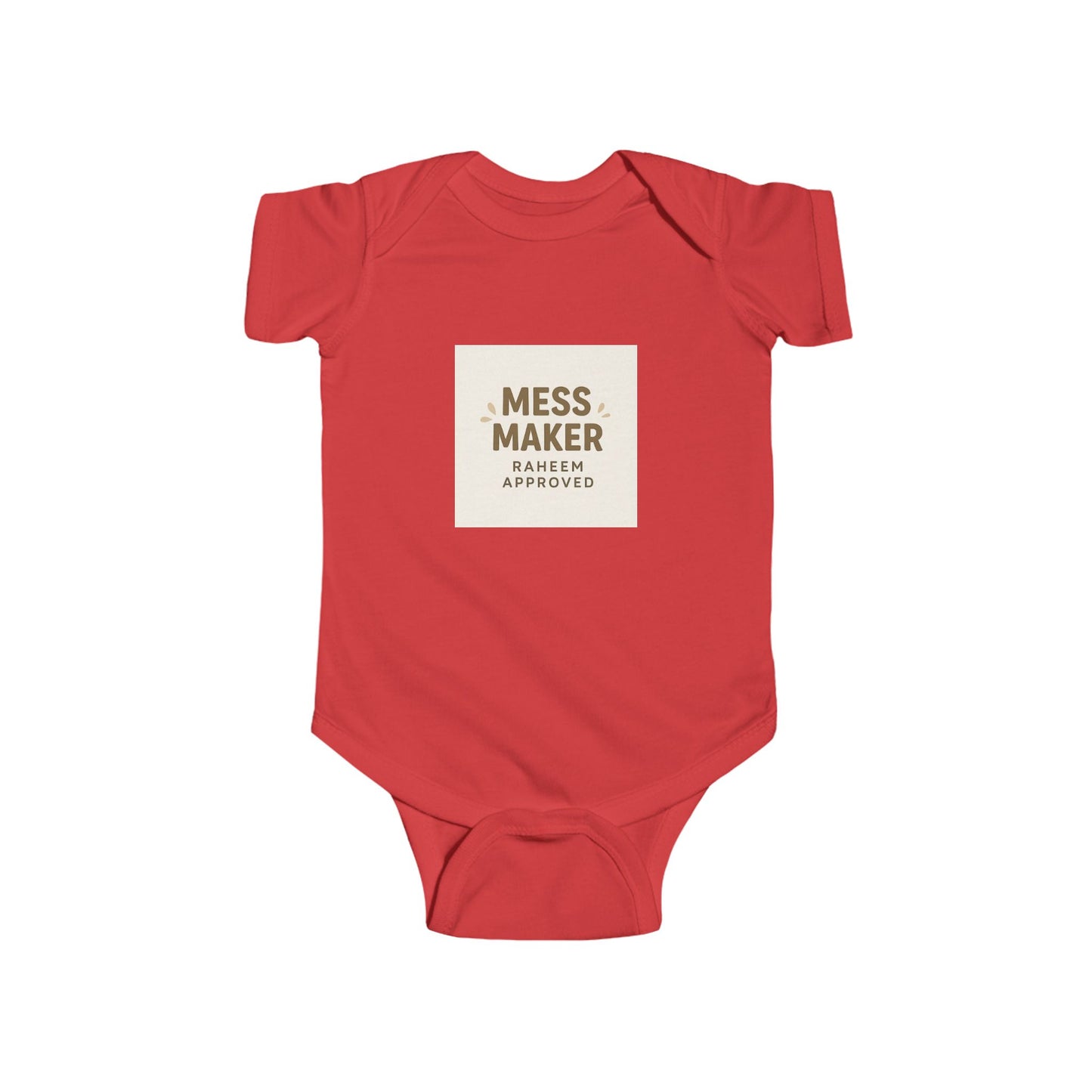 Mess Maker Infant Bodysuit – "Raisin Approved" Baby Onesie
