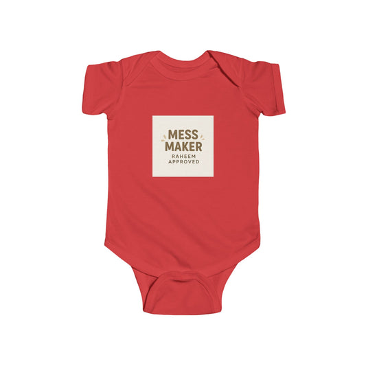 Mess Maker Infant Bodysuit – "Raisin Approved" Baby Onesie