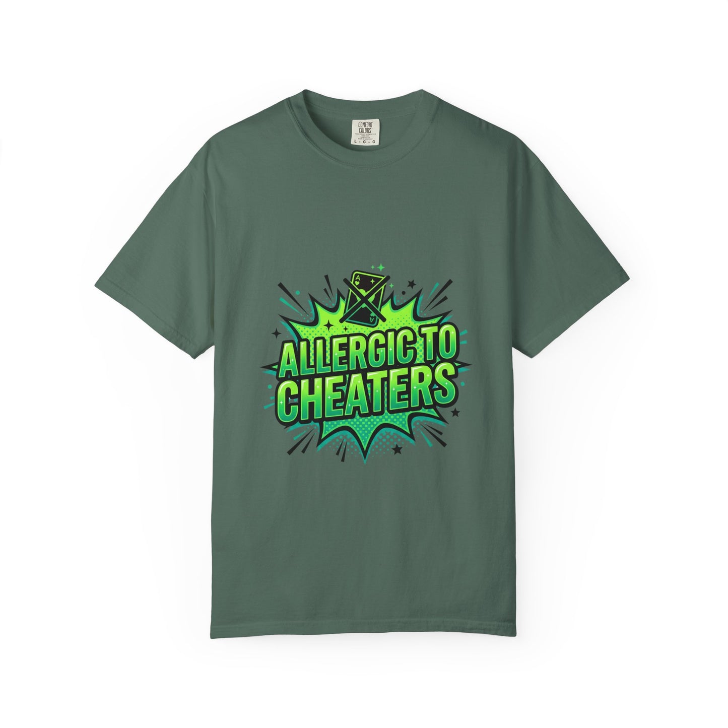 Allergic to Cheaters T-Shirt  Funny Relationship Humor Graphic Tee
