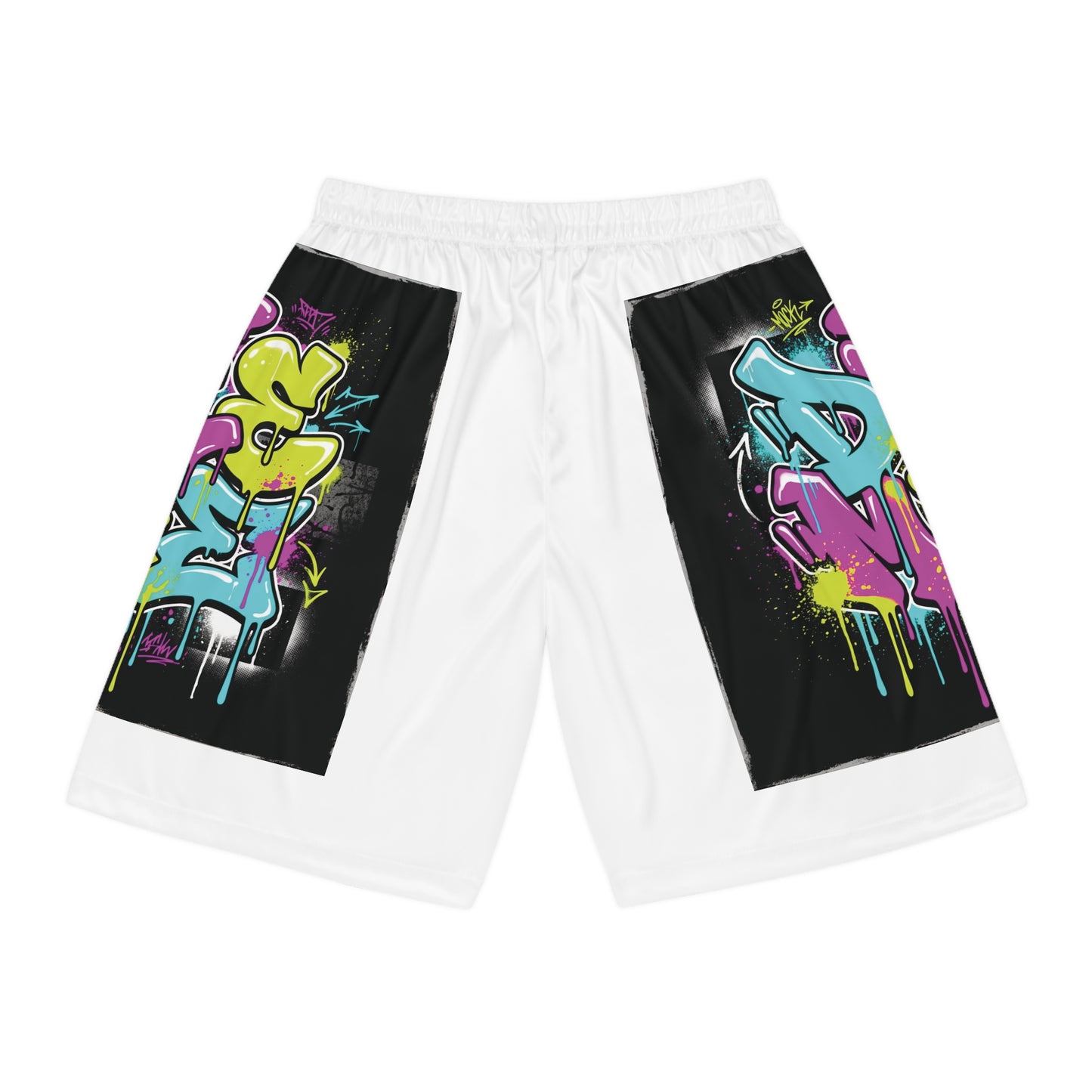 Graffiti Basketball Shorts — Urban Street Art AOP Athletic Shorts