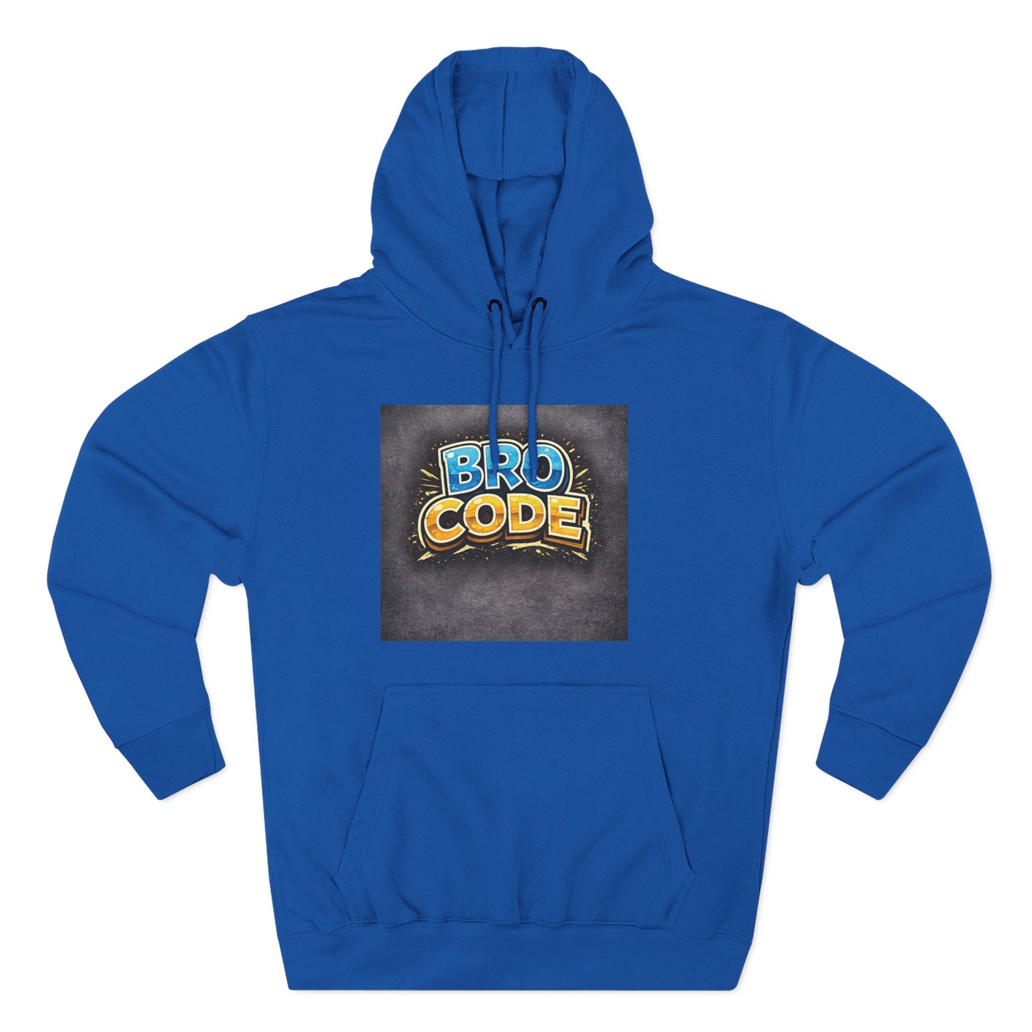 Bro Code Hoodie — Funny Streetwear Pullover with Bold Graffiti Logo