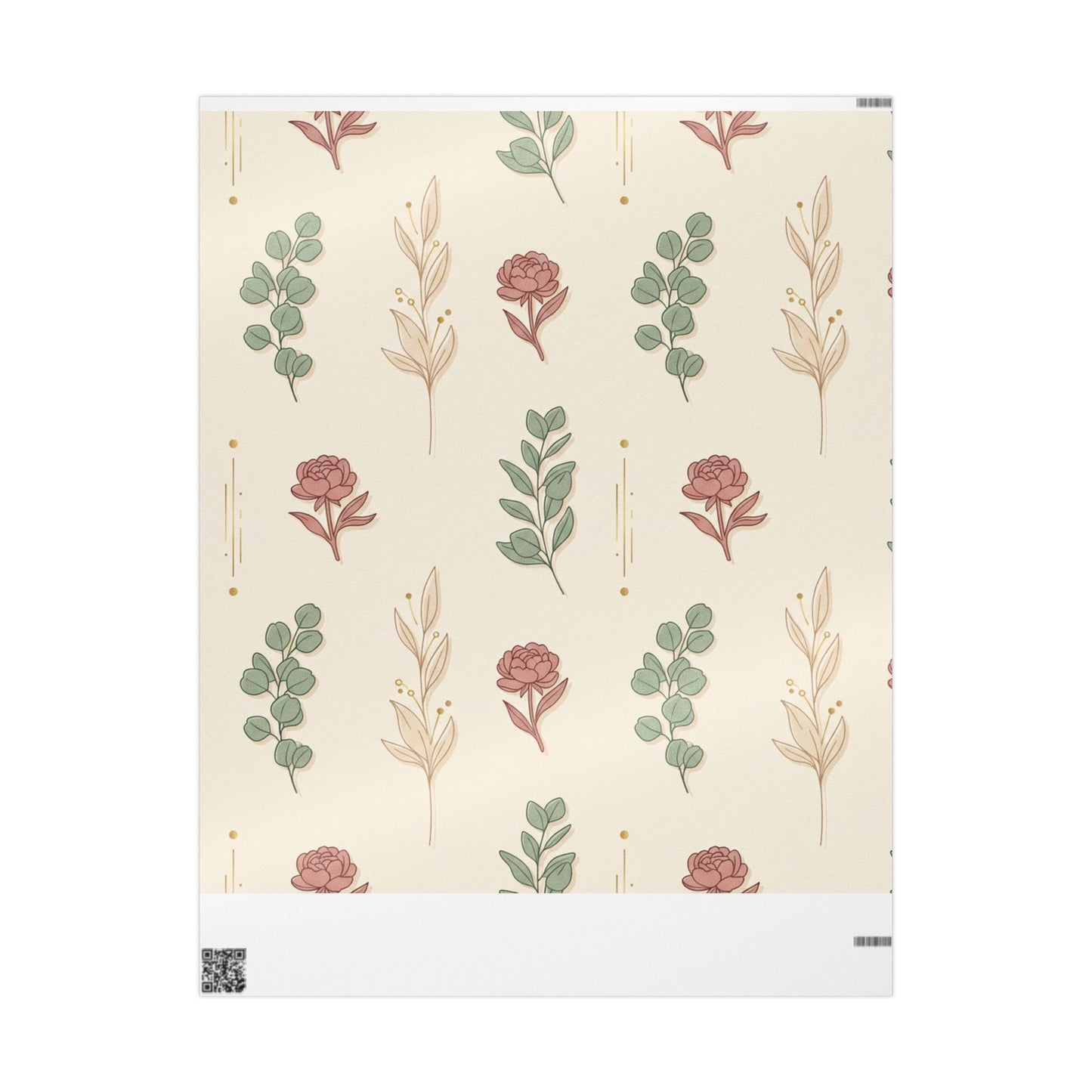 Premium Floral Wrapping Paper – Elegant Botanical Gift Wrap