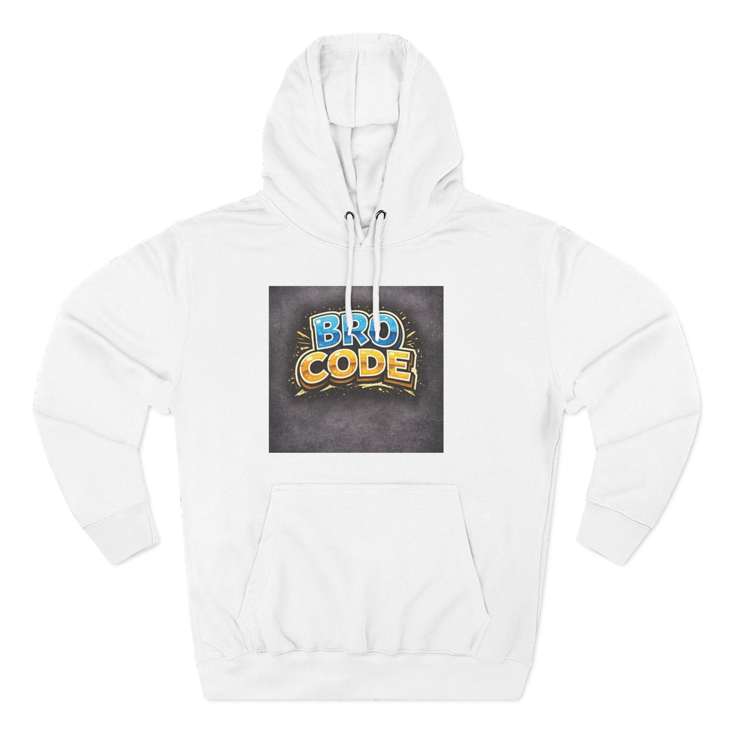 Bro Code Hoodie — Funny Streetwear Pullover with Bold Graffiti Logo