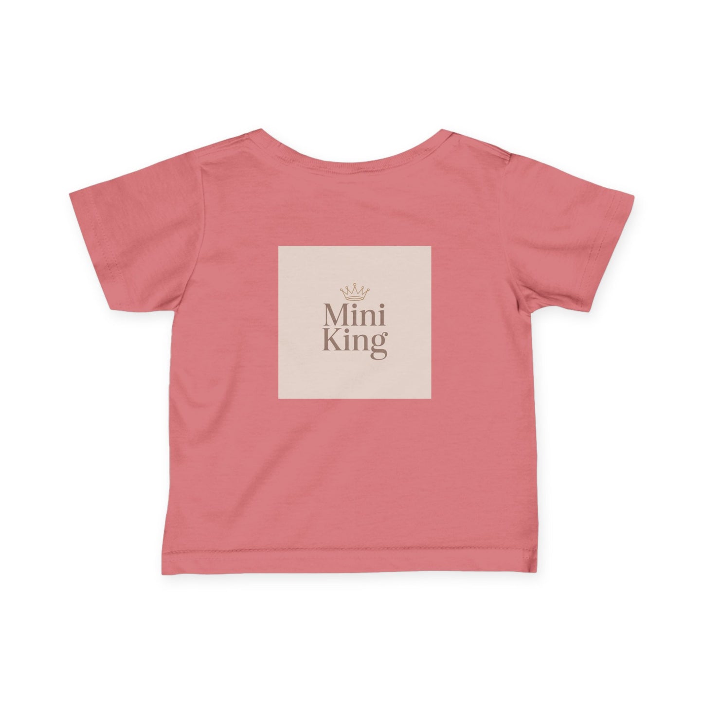Infant Tee – "Little Legacy Raheem" Neutral Baby Shirt with Crown Graphic