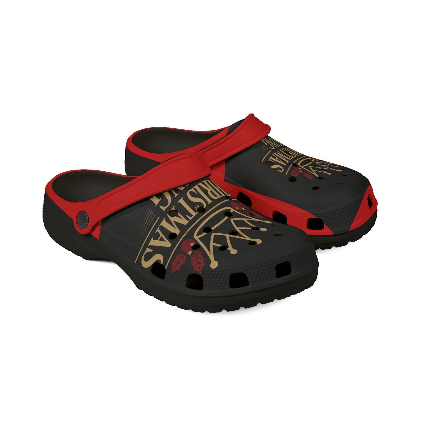Christmas King Clogs – Holiday EVA Foam Slip-On Shoes
