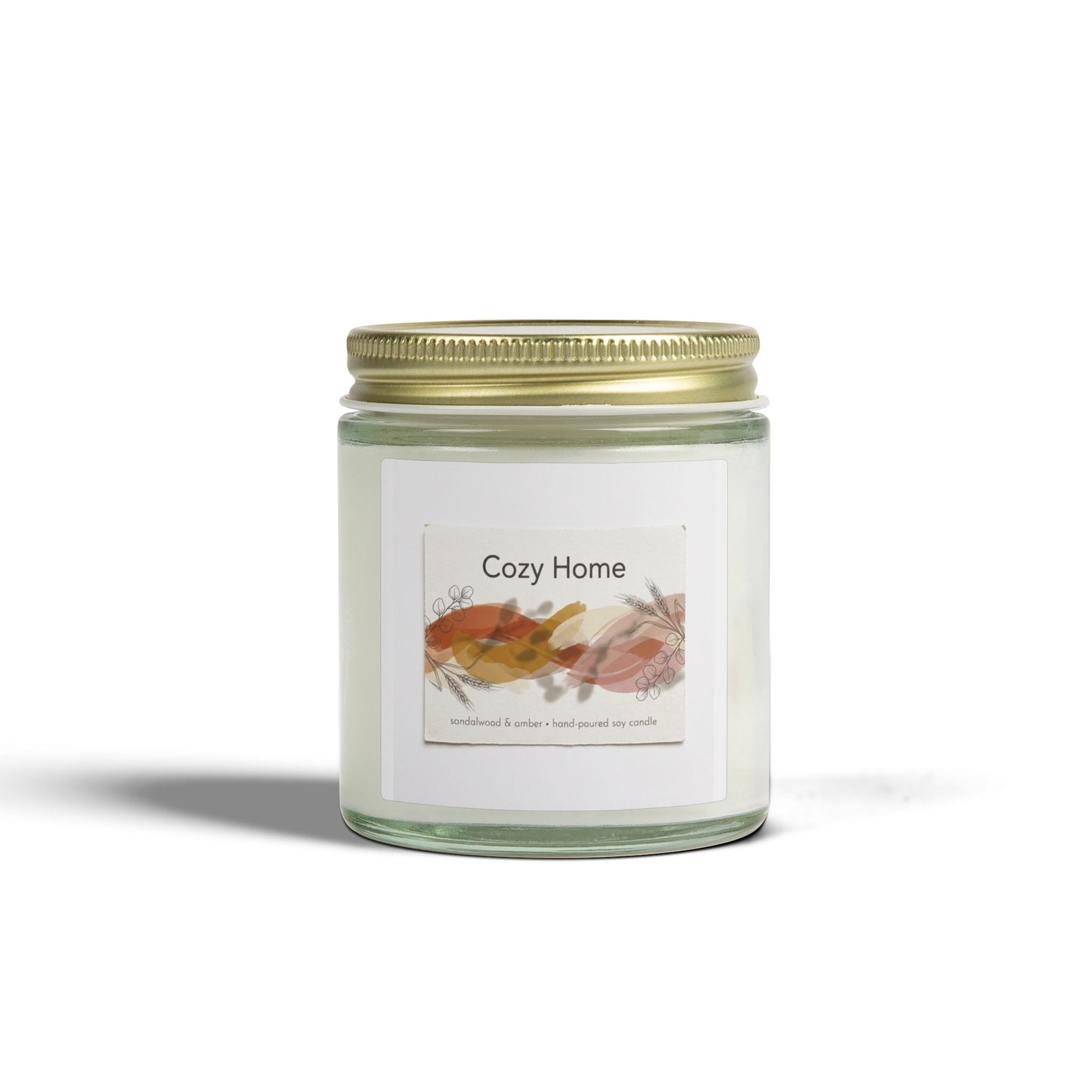 Cozy Home Coconut Apricot Scented Candle (4oz & 9oz)